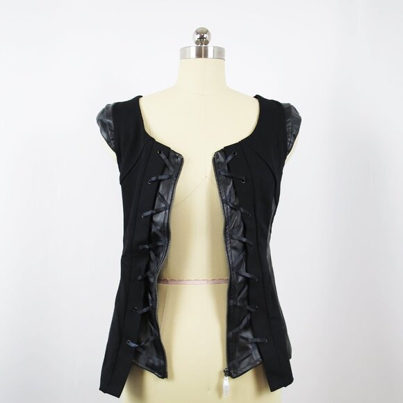 Disney Maleficent Hot Topic Corset Top Goth M NWT Limited Collab - Picture 12 of 16